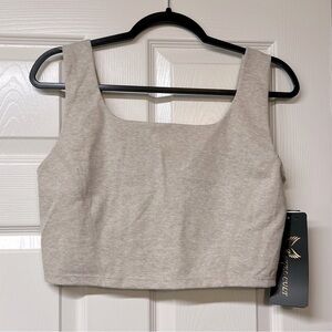 Angel Cult Cream Sports Bra Mini Top